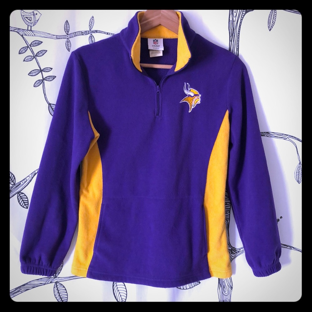 💜💛🏈 MN Vikings 🏈💛💜 quarter-zip Fleece